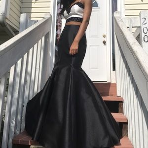 Mermaid style prom dress